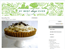 Tablet Screenshot of mybestdaysever.com